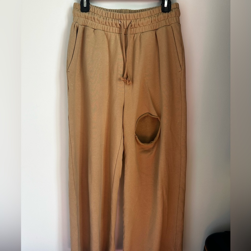 Oak + Fort ripped sweats